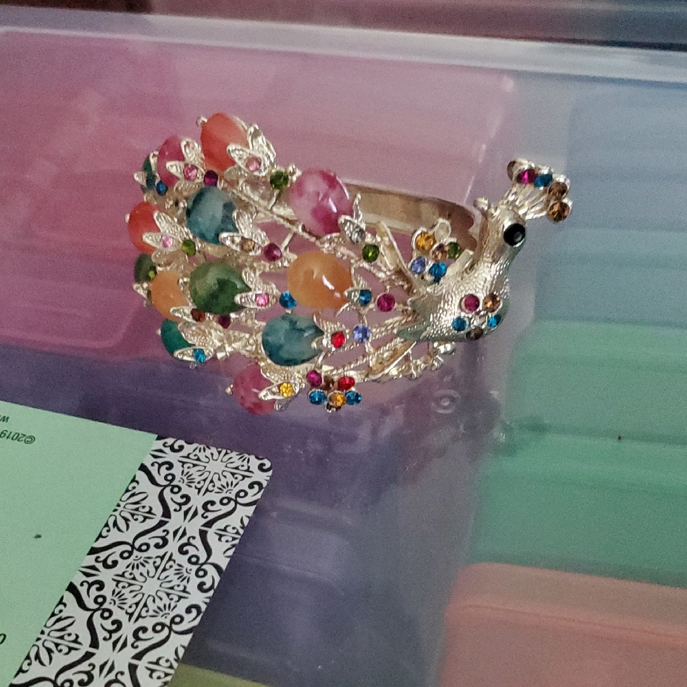 Colorful Peacock Bracelet